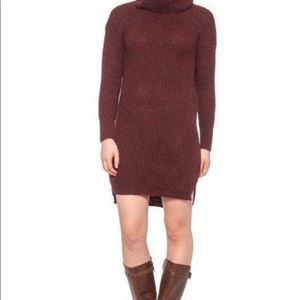 Berretti Made in Italy Turtleneck Sweater Dress